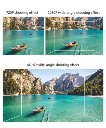 רחפן עם עדשה אופטית