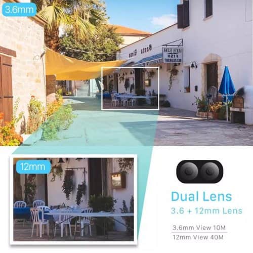 מצלמת ווי פיי עם זום בטווח של עד 100 מטר