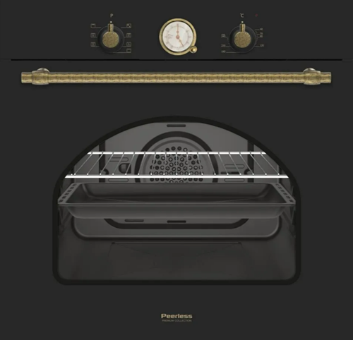 תנור בנוי 60 רטרו פרימיום שחור peerless PR 8500 R-BLK-TRB