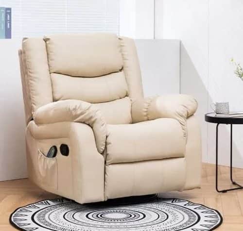 כורסת מסאג עור בונדד לדר + שלט וורנה פרימיום