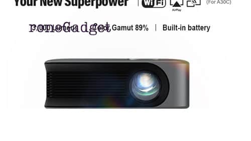 מקרן חכם באיכות צפיה PRO WIFI 4k אלחוטית מתחבר לאנדרואיד, מחשב וטאבלט כולל מסך הקרנה וחצובה למקרן