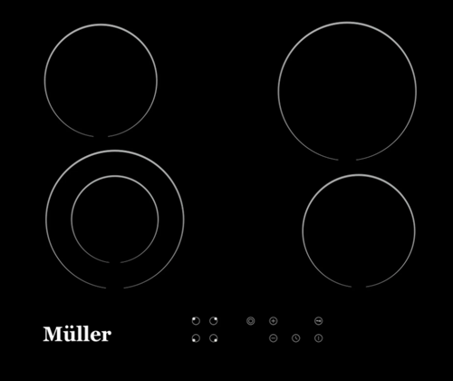 MULLER - כיריים קרמיות חשמליות ML-910CH