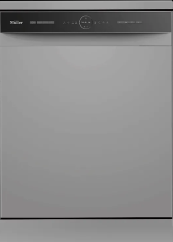 MULLER - מדיח כלים רחב 60 ס מ WQP12-5201KW אפור