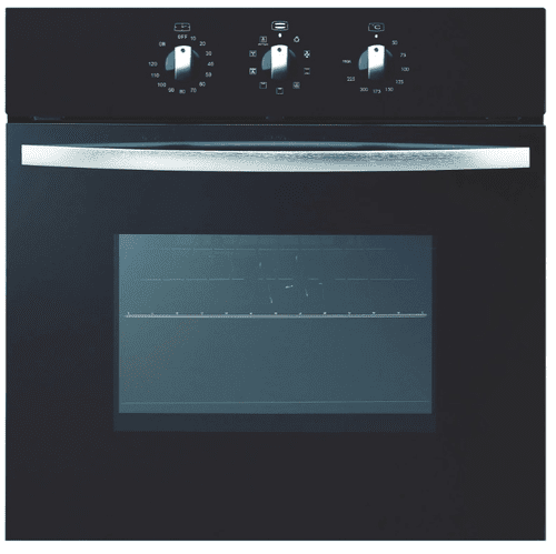 MULLER - תנור בנוי 60 טורבו משולב EB-56ECGW AIR FRYER זכוכית שחורה